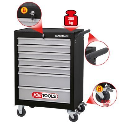 KS TOOLS Instrumentu ratiņi 838.0007